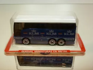 GUISVAL KLM BUS COACH the FLYING DUTCHMAN in UNOPENED CARD-BLISTER - BLUE - Imagen 1 de 6