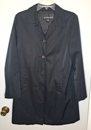 VETEMENTS Impermeabile giacca lunga nylon nero taglia media Garment Company impermeabile