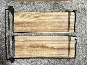 Amada Floating Shelves open box. AMFS01/AMFS04 Screws Hardware Not Included - Picture 1 of 3