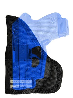New Barsony Concealment Gun Pocket Holster Mini/Pocket .22 .25 .32 .380 w/ LASER - Image 1 of 4