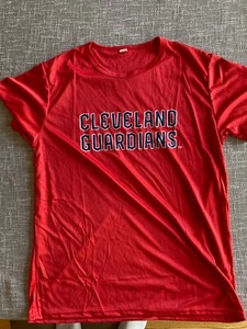 NEW Men's Red Cleveland Guardians Gym T-Shirt XL Progressive Field Exclusive! - Picture 1 of 3