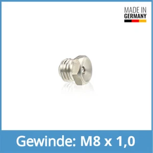 DIN 3405 (D1) M8 x 1,0 Stal nierdzewna V2A Smarownica lejka Smarownica - Zdjęcie 1 z 1