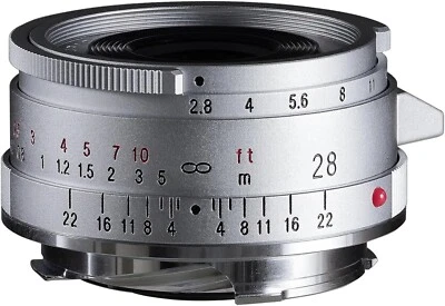 Voigtlander Wide Angle COLOR-SKOPAR 28mm F2.8 Aspherical Type II LEICA M Silver - Image 1 of 4