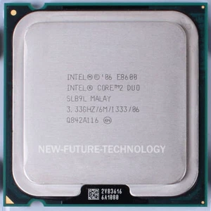 Procesador Intel Core 2 Duo E8600 3,33 GHz 6 MB 1333 MHz zócalo LGA 775 CPU 65W - Imagen 1 de 4