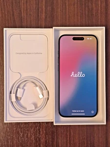 Apple iPhone 15 Pro 256GB A2848 Black Titanium Unlocked Excellent Condition! - Afbeelding 1 van 5