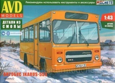 1:43 AVIA IKARUS 553 Omnibus, Kleinserie Bausatze - Bild 1 von 4