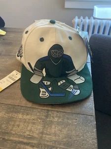 Vtg Houston Aeros Snapback Hat Cap Top of The World Hockey Goalie Very Rare NWTS - Picture 1 of 8