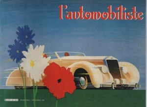 L'AUTOMOBILISTE 66 HISTOIRE DU MOTEUR A EXPLOSION DELAGE 100 MODELES FERRARI - Imagen 1 de 2