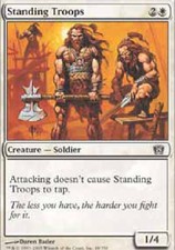 STANDING TROOPS FOIL 8th Edition MTG Magic the Gathering Cards DJMagic