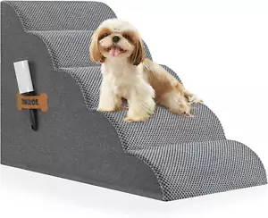 High Density Foam Dog Stairs Ramp for Beds Couches, Pet Steps with Durable Non- - Picture 1 of 12