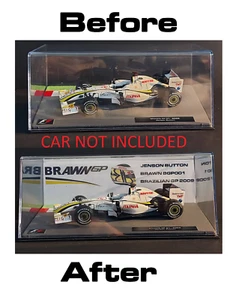 Inserto sfondo 1/43 Brawn GP per F1 Car Collection di Panini - Scuderia GP - Foto 1 di 1