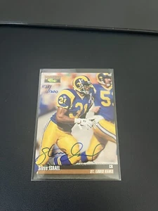Steve Israel Signed 1995 Classic Pro Line Autographs #/1200 Card St. Louis Rams  - Picture 1 of 4
