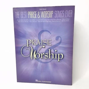 The Best Praise & Worship Songs Ever Easy Piano Hal Leonard Paperback Book - Picture 1 of 10