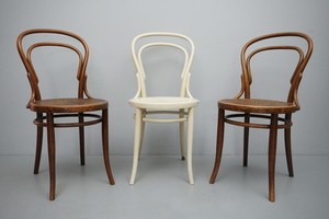 3x Jacob & Josef Kohn Wiener Sezession Kaffeehausstuhl Bugholzstuhl Stuhl 2.Z