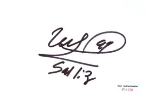Scheda indice MANNY RAMIREZ firmata 4x6 Boston Red Sox ALA F11796 - Foto 1 di 1