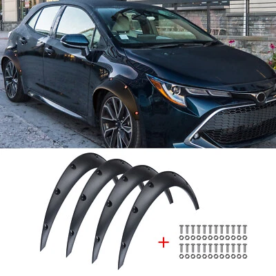 For Toyota Corolla 4PCS Fender Flares Wide Body Kit Wheel Arches Flexible Foto 1 de 4