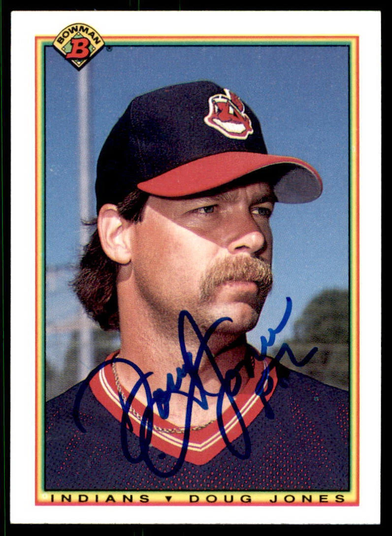 1990 Bowman #328 Doug Jones IP Signed Card Auto Autographed