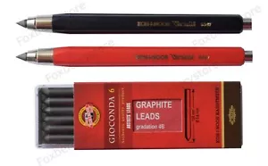 Mechanical Clutch Leadholder Pencil 5.6mm KOH-I-NOOR 5347 Versatil Graphite Lead - Picture 1 of 9
