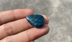 Blauer Apatit Edelstein Cabochon Ringgröße Apatit Edelstein Cabochon - Bild 1 von 4