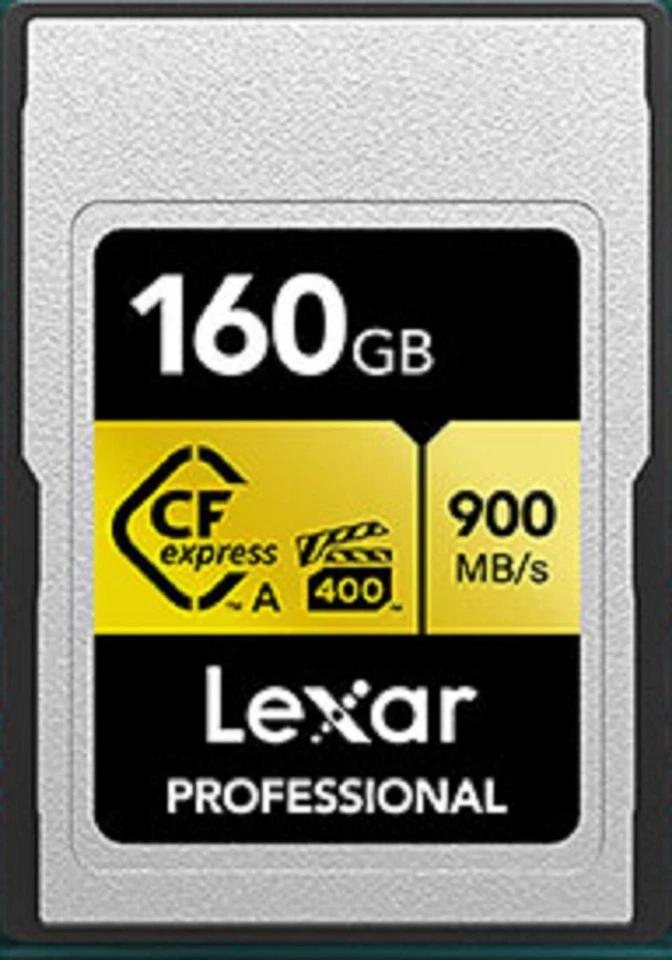 Lexar CFexpress LCAGOLD 160 GB Type A Professional Speicherkarte 900/800 MB/s - Bild 1 von 1