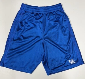 Vintage UK Kentucky Wildcats Basketball Shorts Pro Edge Blue Drawstring Sz M 9in - Picture 1 of 6