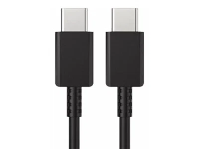 2x Samsung Type C to Type C Cable Cord Black FAST Charge S20 S21 USB-C - Image 1 of 3