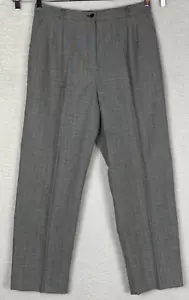 Pantalón Pendleton Vintage Mujer 14 100% Lana Virgen Plisado Tiro Alto Glen Cuadros - Imagen 1 de 12