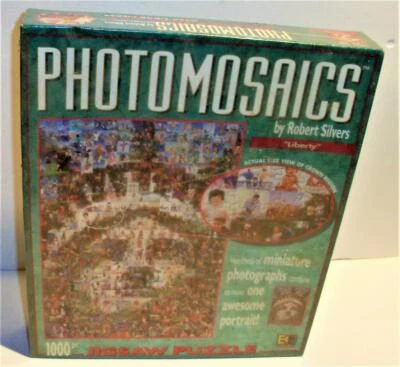 Nuovo Sigillato Buffalo Games Photomosaics Rob Argento Libertà 1026 PC Puzzle - Immagine 1 di 3