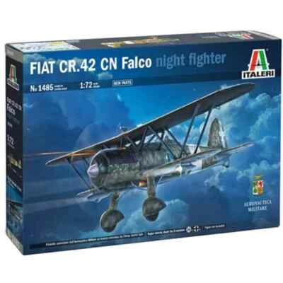ITALERI 1:72 KIT AEREO FIAT CR.42 CN FALCO NIGHT FIGHTER   ART  1485 - Immagine 1 di 2