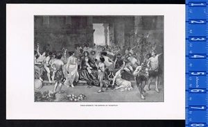 Thais sugiere la quema de Persépolis - impresión de 1903 - Imagen 1 de 1