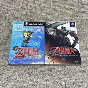Zelda Twilight Princess & Wind Waker Tact GameCube Probado Japón Importación Juegos GCN - Imagen 1 de 4