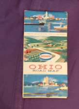 Ohio Road Map -  SOHIO Standard Oil - 1960 Census