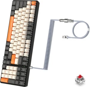 2 in 1 95% Mechanical Gaming Keyboard With Aviator RGB Backlit Ergonomic For PC - Picture 1 of 17
