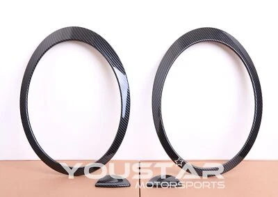 VENDITORE UK VENDITORE Finiture Fari Effetto Carbonio per MINI Cooper S R56 R57 R55 Clubman - Immagine 1 di 4