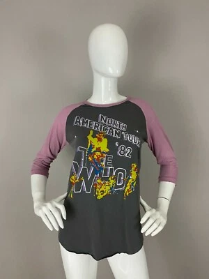 Camiseta gráfica de comida chatarra para mujer Graphick The Who North America Tour talla S Foto 1 de 4