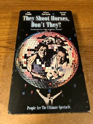 They Shoot Horses, Don't They? VHS VCR Video Tape Used Jane Fonda Foto 1 de 4