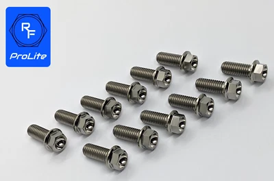 RACEFASTENERS PROLITE Aprilia RSV4 Bulloni Disco Anteriore in Titanio 09-18 Bulloni Montaggio Rotore