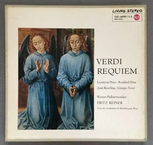 B801 Verdi Requiem Price Elias Bjoerling Reiner 2LP RCA LSC-6091/1-2 Living Ster - Picture 1 of 5