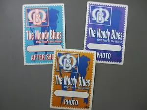 Moody Blues Backstage Pass Satin Sticker DREI 1992 OTTO! - Bild 1 von 1