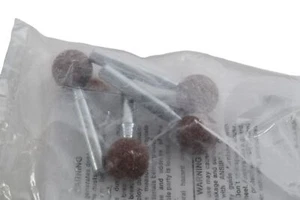 4 Stück NEU Norton 61463624397 verglaste montierte Spitze: 5/8 Zoll Durchmesser, Aluminium O - Bild 1 von 3