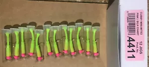 Plantilla NUEVA CUBBY MIni-Mite2 1/16 oz 12PK rosa/seda Chartreuse 4411 - Imagen 1 de 1