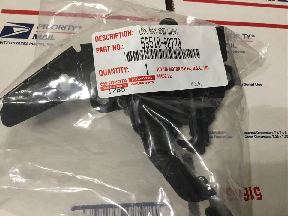 Conjunto de pestillo capó Toyota Corolla 19-22 53510-02770 Foto 1 de 1