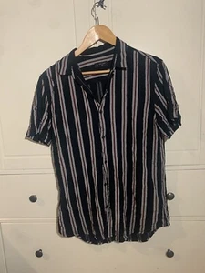 Stripped Next Short Sleeve Shirt - Picture 1 of 3