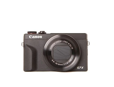 Canon PowerShot G7 X Mark III 20.1MP Black 4K Video High - Res Compact Cam - Image 1 of 4