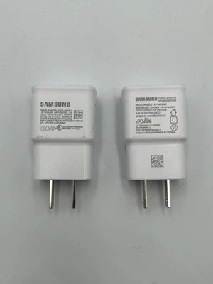 Lot of 2 for Samsung Adaptive Fast Charging USB Wall Charger Adapter -EP-TA50JWE - Image 1 of 4