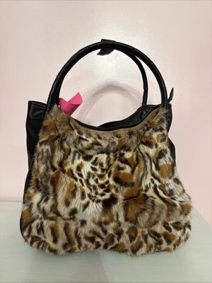 NUEVO Bolso de Mano de Cuero de Piel Rebecca Minkoff Muestra Verdadera Foto 1 de 4