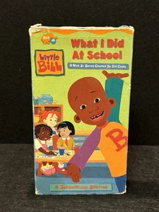 Little Bill - What I Did at School VHS Tape 2001 Nick Jr. Nickelodeon Cartoon - Imagen 1 de 4