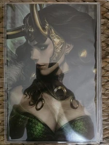 Loki #1 Stanley Artgerm Lau variante virgen 1:100 RARO CASI NUEVO+ - Imagen 1 de 13