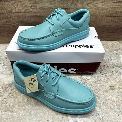 Мужские туфли Hush Puppies Gus морская пена кожа 11 средний носок мокасины повседневный комфорт - Изображение 1 из 4