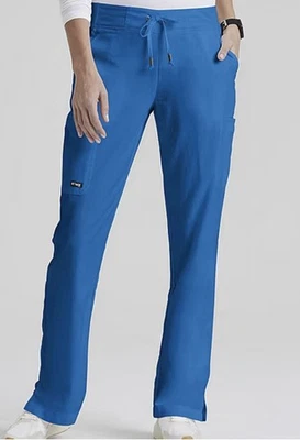 Pantalones Médicos Para Mujer GREY’S ANATOMY Azul Activo Talla MP Pequeño Bolsillo Carga Foto 1 de 4